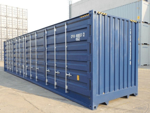 40 Fuß High Cube Open Side Container (HC) – Neu, One Trip