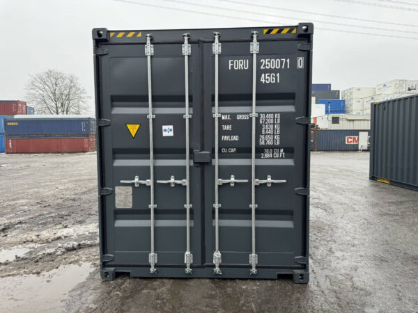 40-Fuß-High-Cube-Container, neu, doppeltürig, Einweg