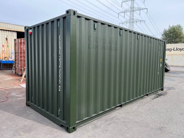 20-Fuss Lagercontainer „One Way“ mit Beleuchtung – Neu