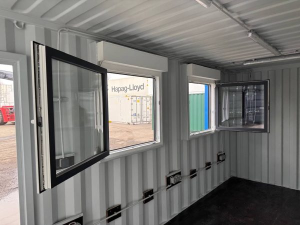 20-Fuss Lagercontainer ONE WAY mit Fenster und Personentür – Neu