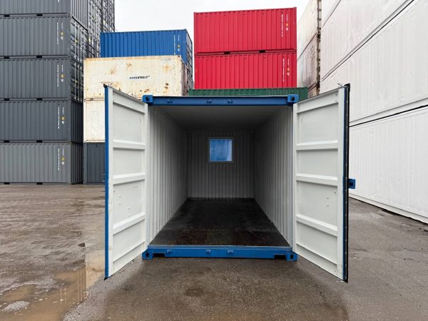20-Fuss Lagercontainer mit Fenster und Easy-Open-Tür – ONE WAY