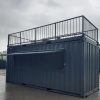20 ft Barcontainer Mit Dachterasse