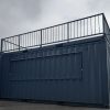 20 ft Barcontainer Mit Dachterasse